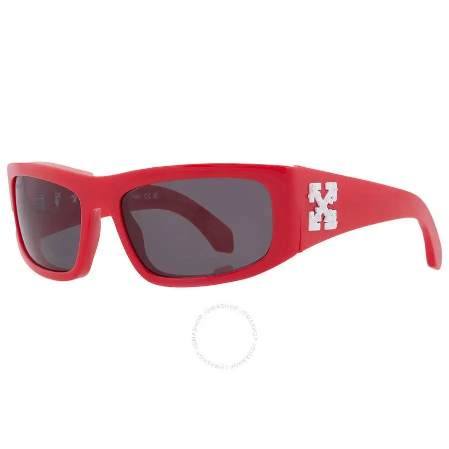 Off-White | Joseph Dark Grey Wrap Unisex Sunglasses OERI044 2507 61 - Image 2