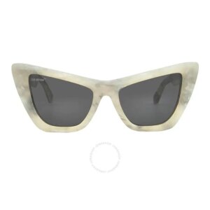 Off-White | Edvard Grey Cat Eye Ladies Sunglasses OERI045 0807 57