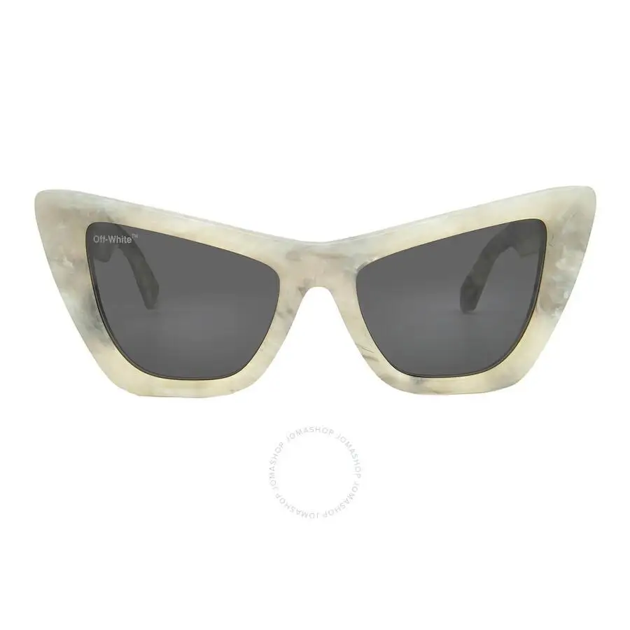 Off-White | Edvard Grey Cat Eye Ladies Sunglasses OERI045 0807 57