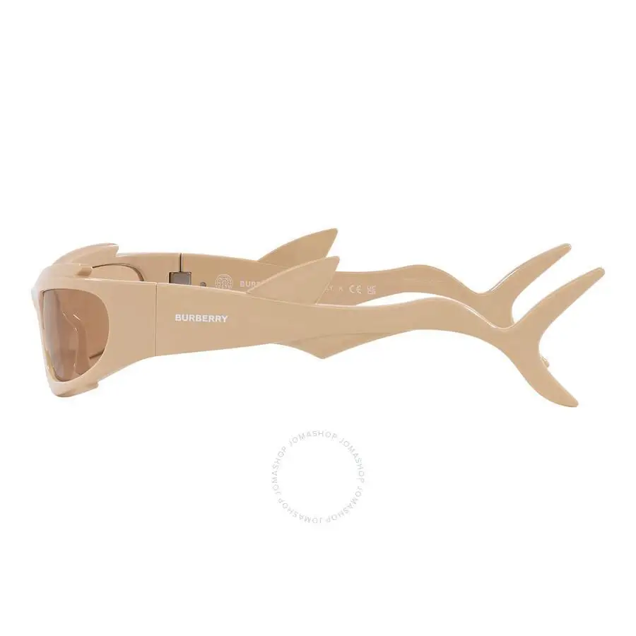 Burberry | Turner Shark Light Brown Irregular Unisex Sunglasses 0BE4399 407873 60 - Image 3