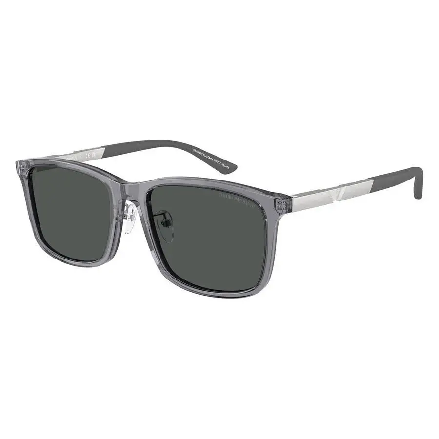 Emporio Armani | Dark Grey Square Men's Sunglasses EA4241D 620687 57