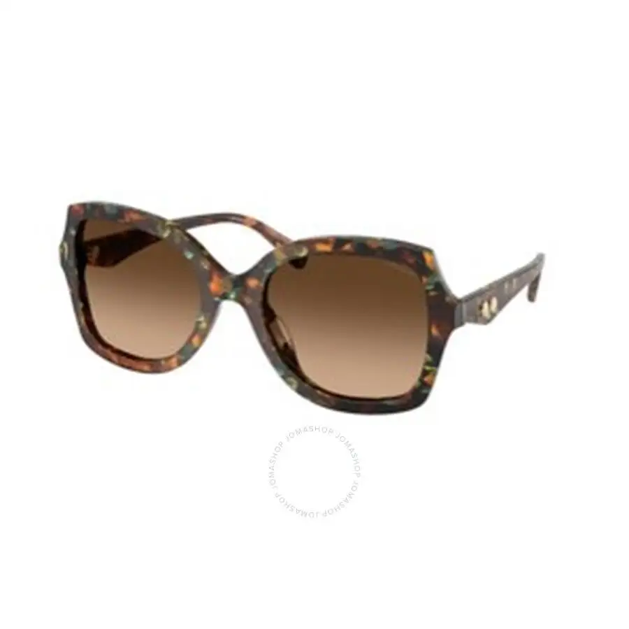 Coach | Brown Gradient Butterfly Ladies Sunglasses HC8410U 584474 56