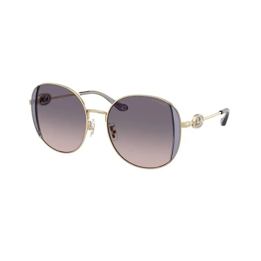 Coach | Lilac Peach Gradient Round Ladies Sunglasses HC7176B 900536 54