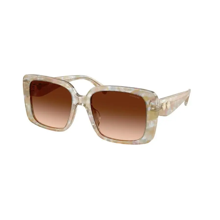 Coach | Brown Gradient Square Ladies Sunglasses HC8424U 586874 54