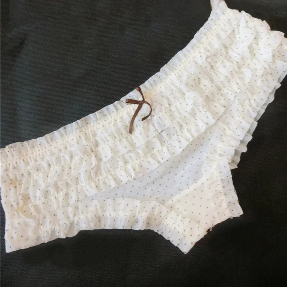 Women's Panties Underwear Cake Layer Lace Briefs Sexy Mesh Breathable Cozy Underpant - Image 3