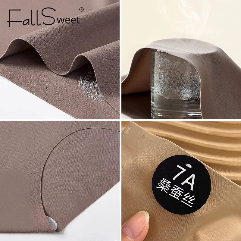 5PCS Seamless Mulberry Silk Panties Woman Underwear Ultra-Thin High Elastic Invisible Briefs Soft & Breathable Female Lingerie - Image 5