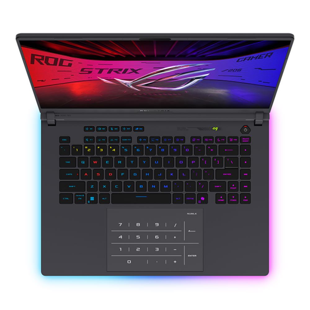 ASUS ROG Strix G16 G615LR-MS97 16" Gaming Laptop Computer Platinum Collection - Eclipse Gray Intel Core Ultra 9 275HX 2.1GHz Processor; NVIDIA GeForce RTX 5070 Ti 12GB GDDR7; 32GB DDR5-5600 RAM; 2TB Solid State Drive - Image 4