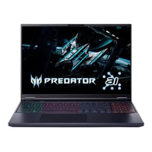 Acer Predator Helios Neo 16 AI PHN16-73-934N 16" Gaming Laptop Computer - Abyssal Black Intel Core Ultra 9 275HX 2.1GHz Processor; NVIDIA GeForce RTX 5070 Ti 12GB GDDR7; 32GB DDR5-6400 RAM; 1TB Solid State Drive