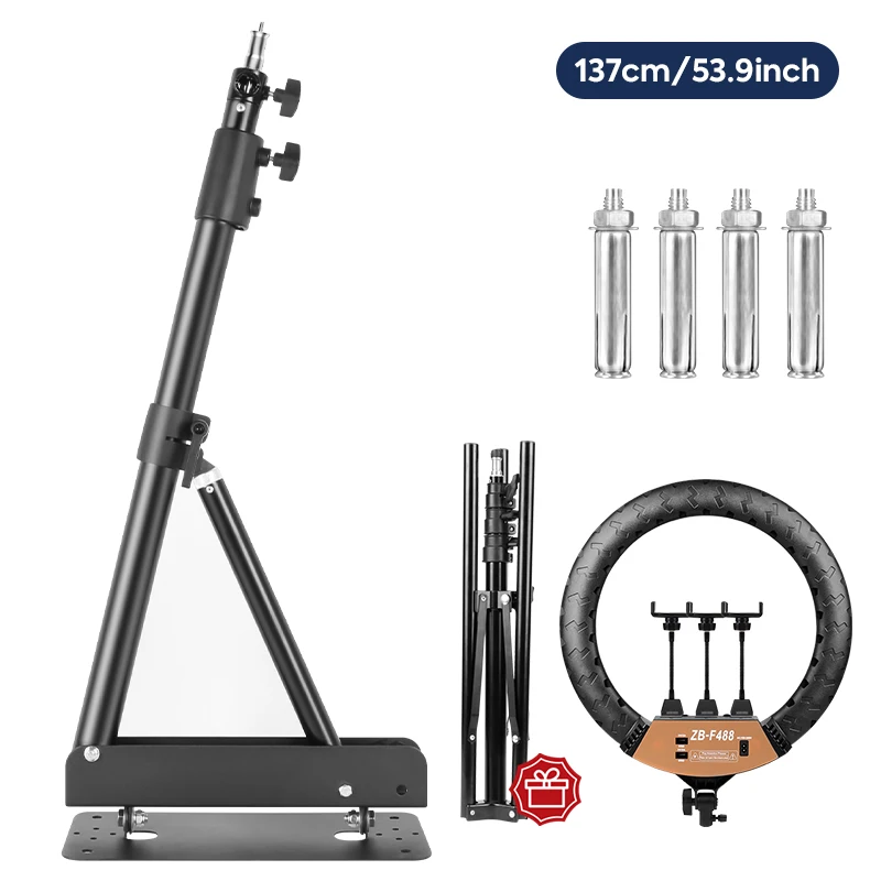 137cm and ring light