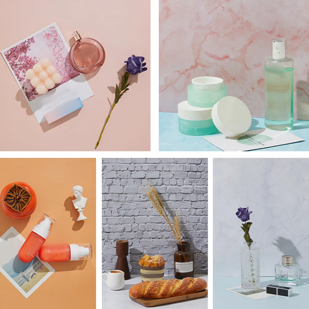 7Pcs 14Patterns Small Product Photography Backdrops Kit Table Top Food Background Kit for Food Jewelry Photo Shootings - Image 6