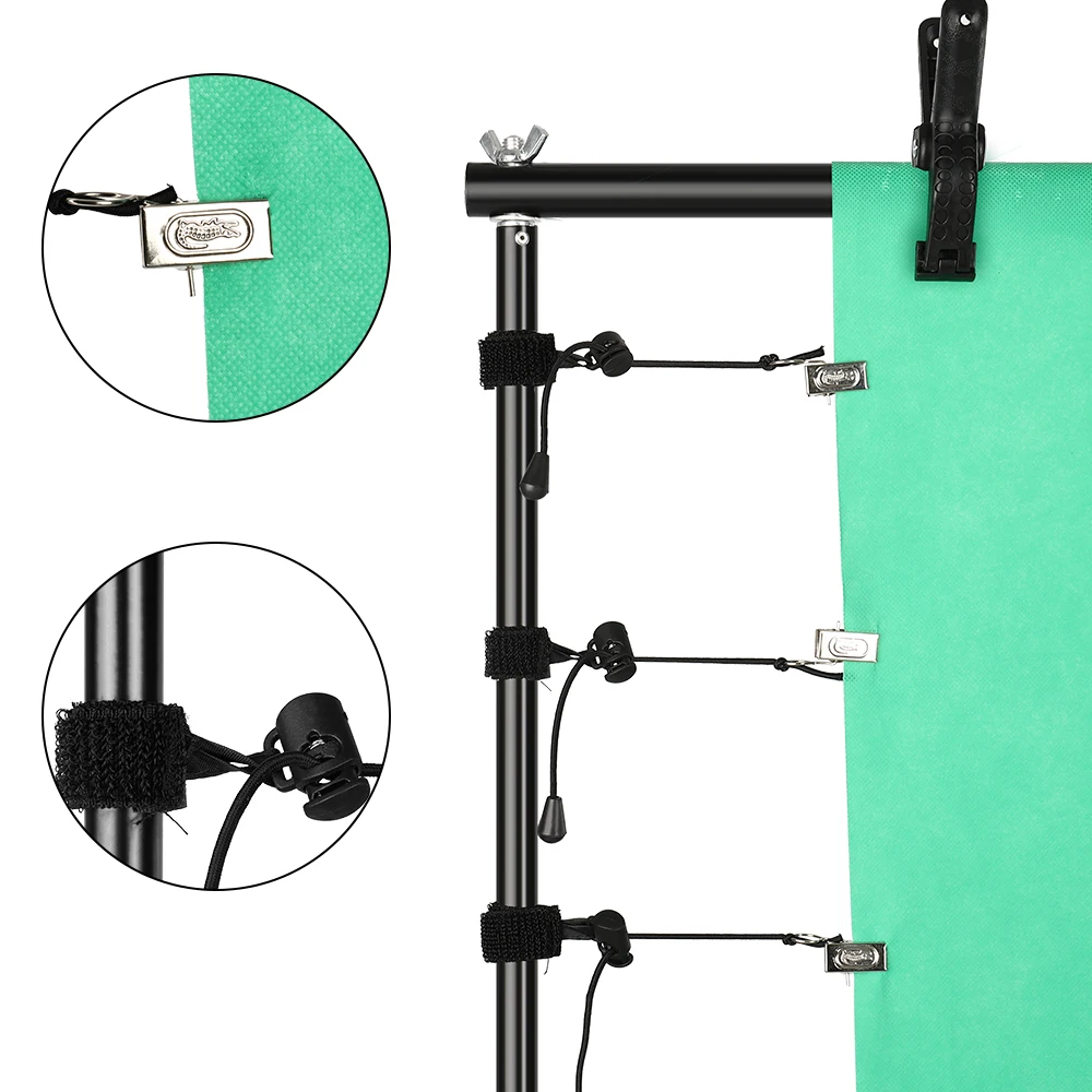 2X2M 2X3M 2.6X3M Background Support System Photography Backdrops Stand Photo Studio Kit Chromakey Green Screen Frame - Image 6