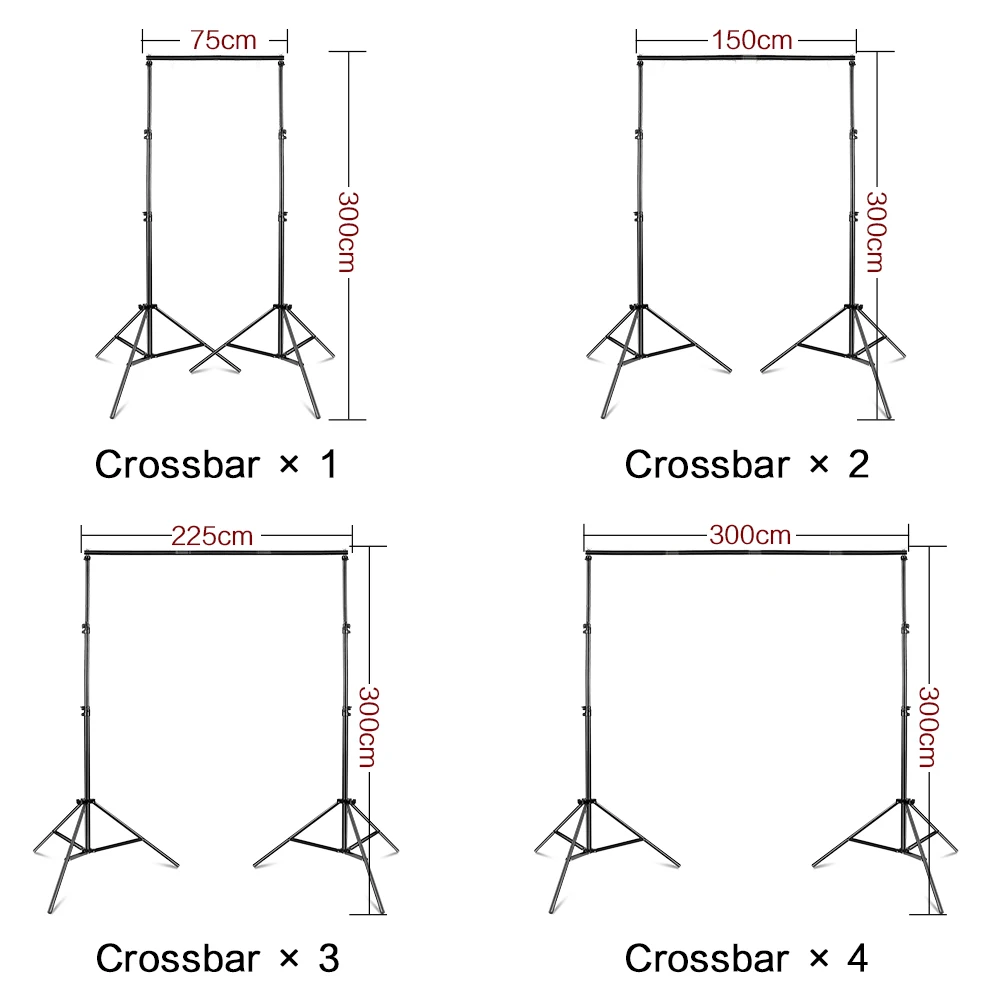 2X2M 2X3M 2.6X3M Background Support System Photography Backdrops Stand Photo Studio Kit Chromakey Green Screen Frame - Image 5