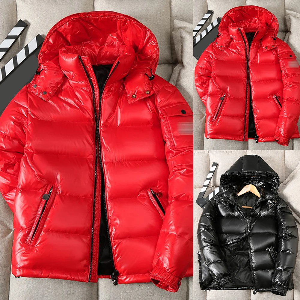 Women Puffer Parka Jacket with Hooded Standup Collar and Long Sleeves Featuring Zipper Front for Casual and Office Use - Image 5
