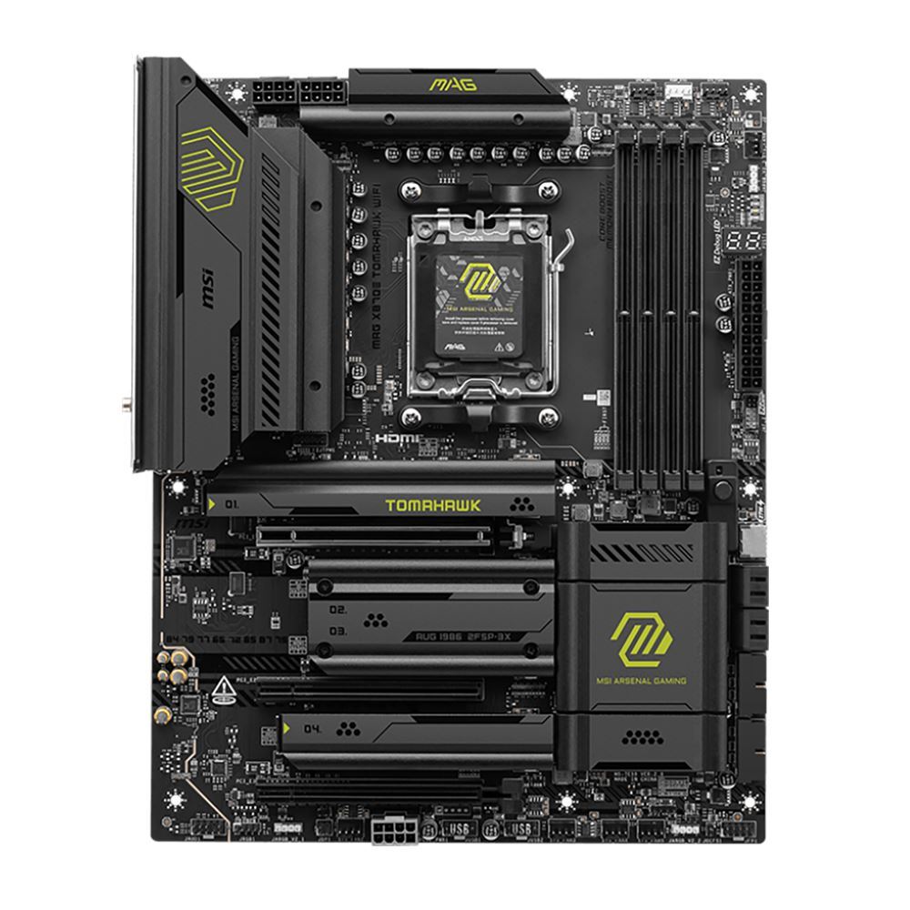 AMD Ryzen 9 9900X, MSI X870E MAG Tomahawk WiFi, Crucial Pro Overclocking 32GB DDR5-6000 Kit, Computer Build Bundle - Image 3