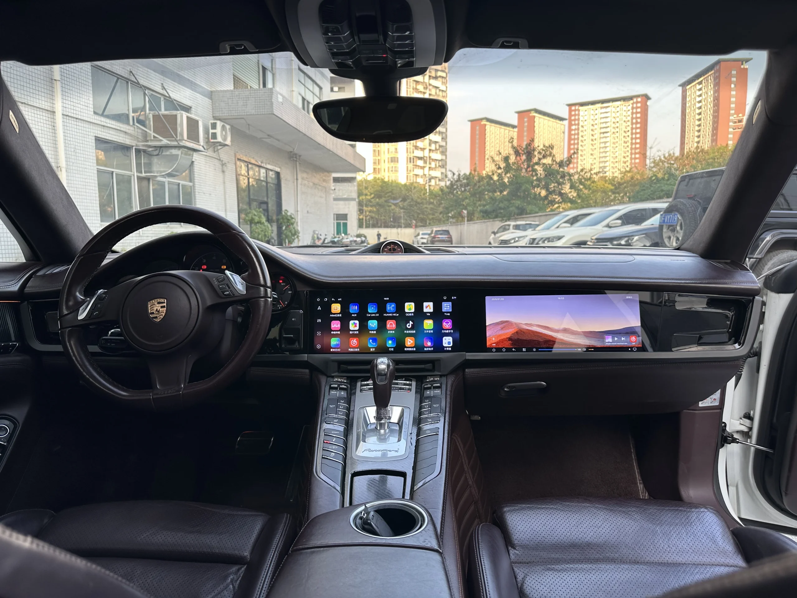 Dual 12.3" Android Vertical Style Radio for Porsche Panamera Dashboard - Image 5