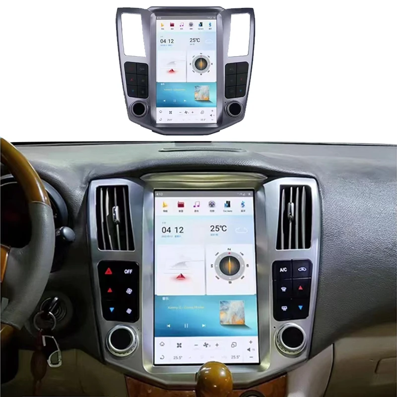 11.8" Android Vertical Style Radio for Lexus RX300 RX330 - Image 3