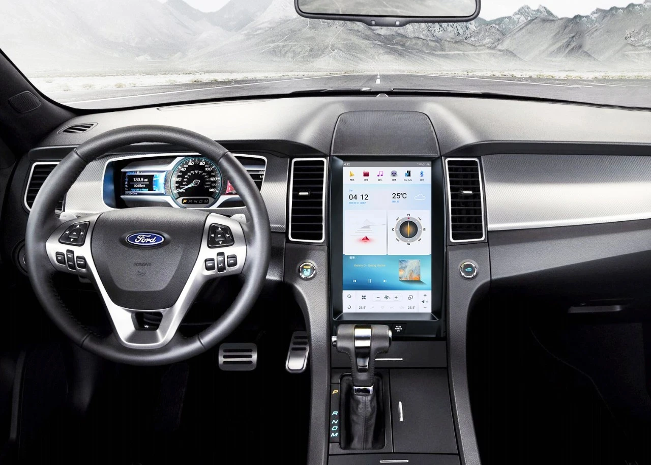 13.6 Inch Android Vertical Style Radio for Ford Taurus 2009-2013 - Image 4