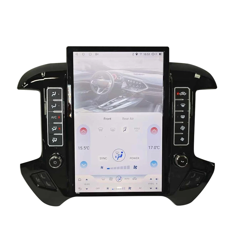 14.5 Inch Android Vertical Style Radio for Chevrolet Silverado GMC Sierra - Image 2
