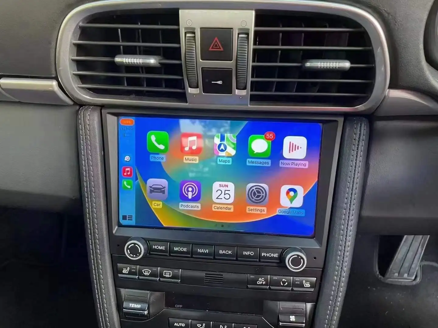 8 Inch Android Vertical Style Radio for Porsche 911/Kaman/Boxster 2005-2010 - Image 3