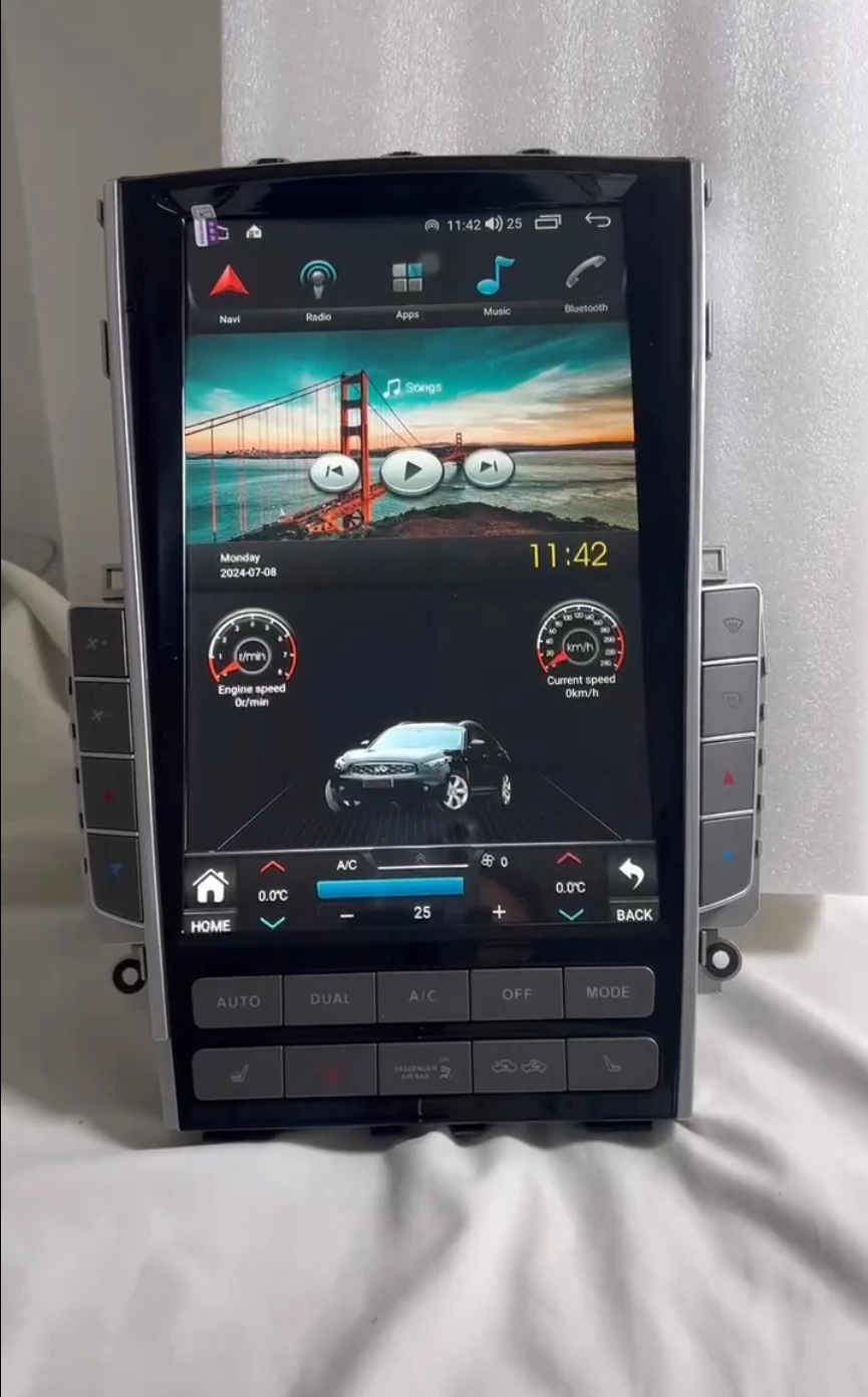 Android Vertical Style Radio for Infiniti Q50L 2018 - Image 7