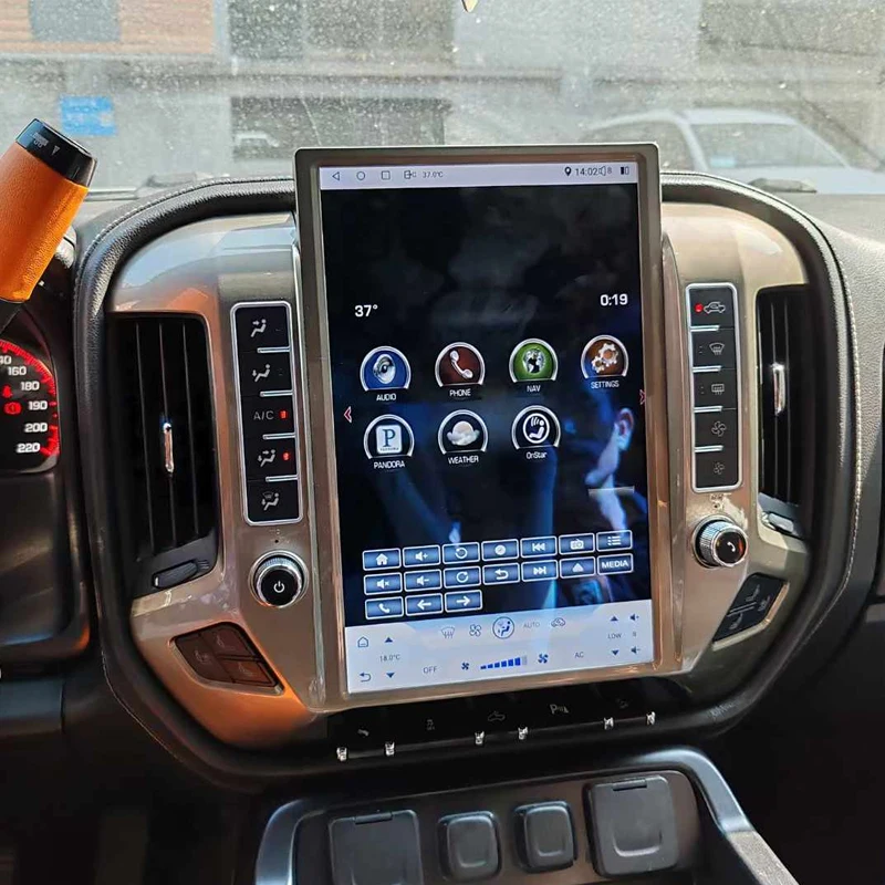 14.5 Inch Android Vertical Style Radio for Chevrolet Silverado GMC Sierra - Image 4