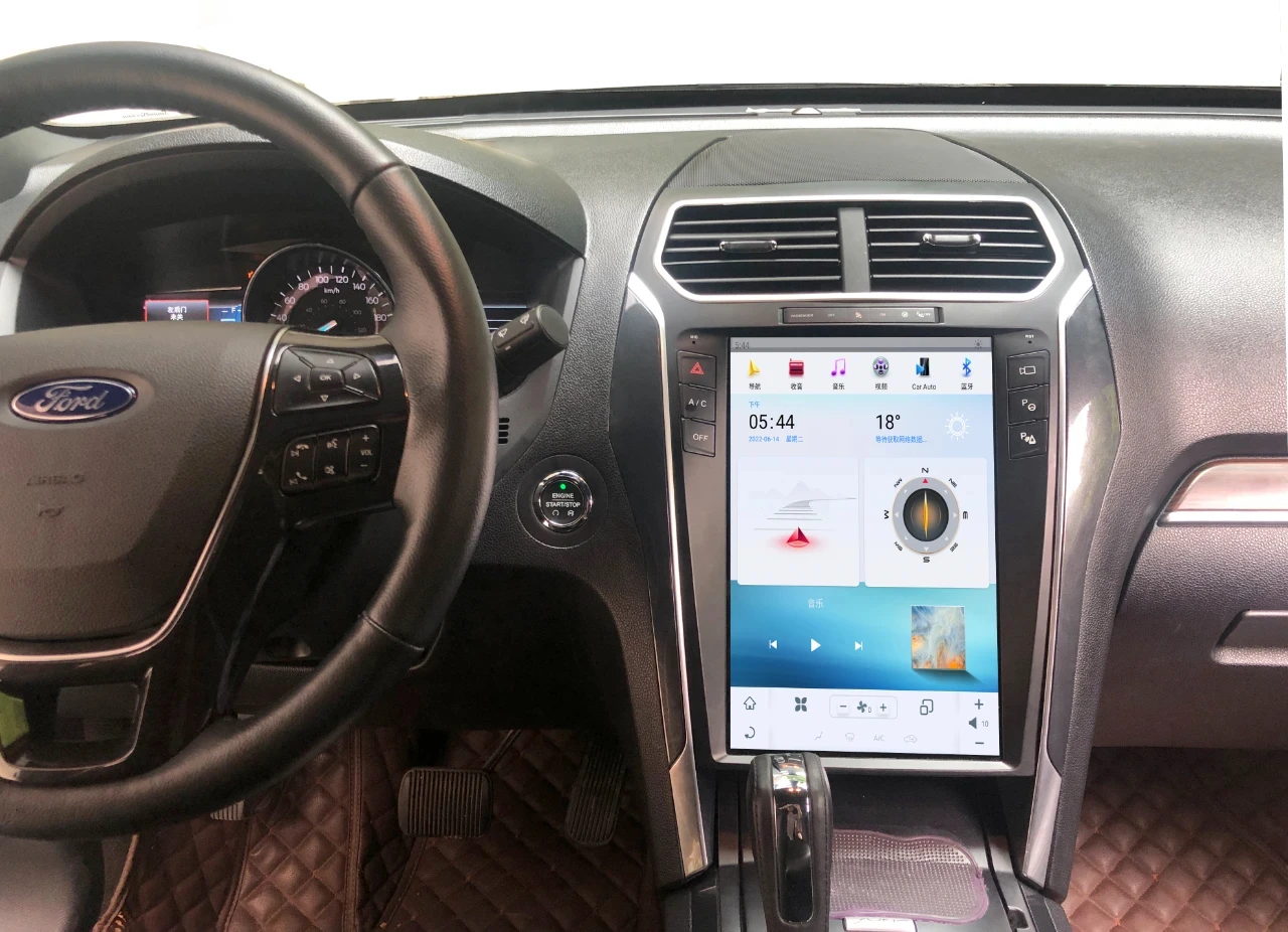 12.1 Inch Android Vertical Style Radio for Ford Explorer 2011-20190 - Image 3