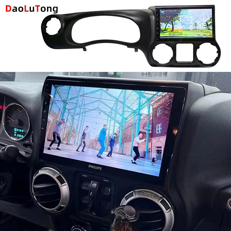10 Inch Android Vertical Style Radio for Jeep wrangler 2011-2017 - Image 3
