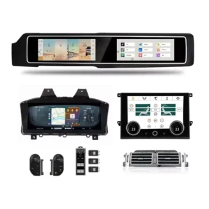 Android Vertical Style Radio and extended display for Land Rover Range Rover Vogue