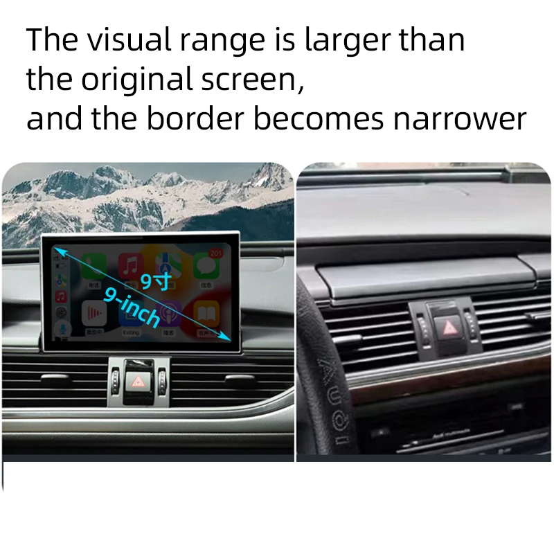 9 Inch Android Vertical Style Radio for Audi A6L A7 S7 C7 2012-2018 - Image 4