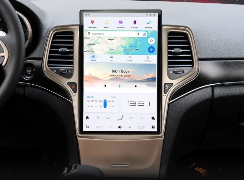 14.4'' Inch Android Vertical Style Radio for Jeep Grand Cherokee 2009-2020 - Image 4
