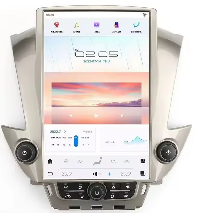 14.4" Android Vertical Style Radio for Chevrolet Tahoe Suburban GMC Yukon - Image 2