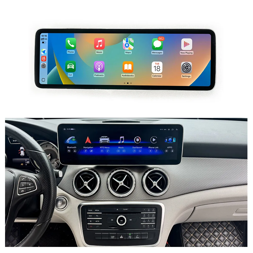 14.9 Inch Android Vertical Style Radio for Mercedes-Benz A-Class W147/CLA/GLA 2013-2018 - Image 4