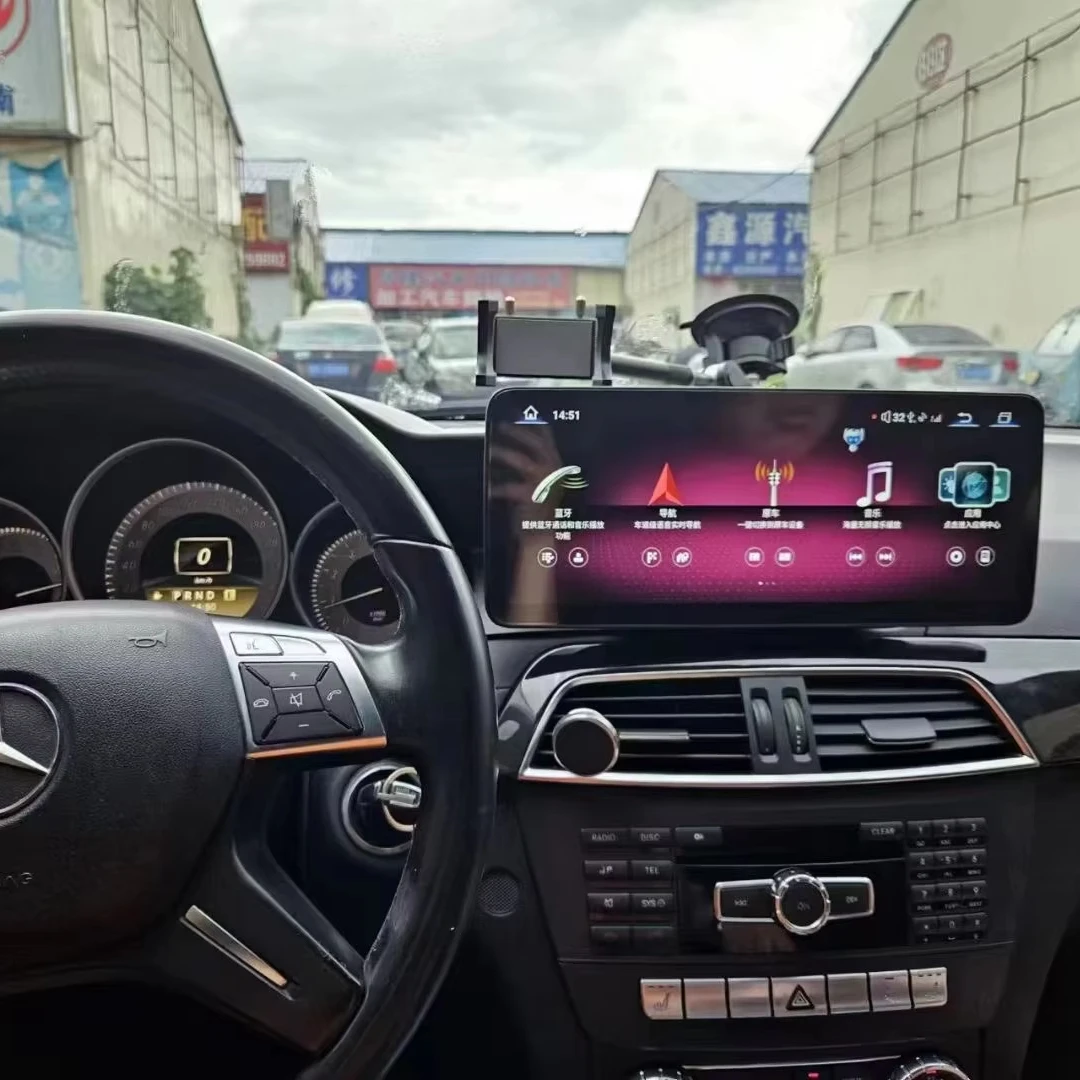 12.3 Inch Android Vertical Style Radio for Mercedes-Benz C-Class W204 2011-2014 - Image 3