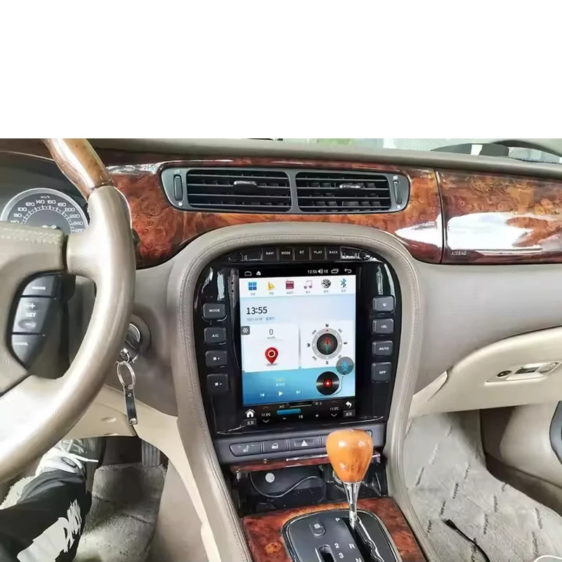 9.7 Inch Android Vertical Style Radio for Jaguar S-TYPE X-TYPE 2002-2005 - Image 2