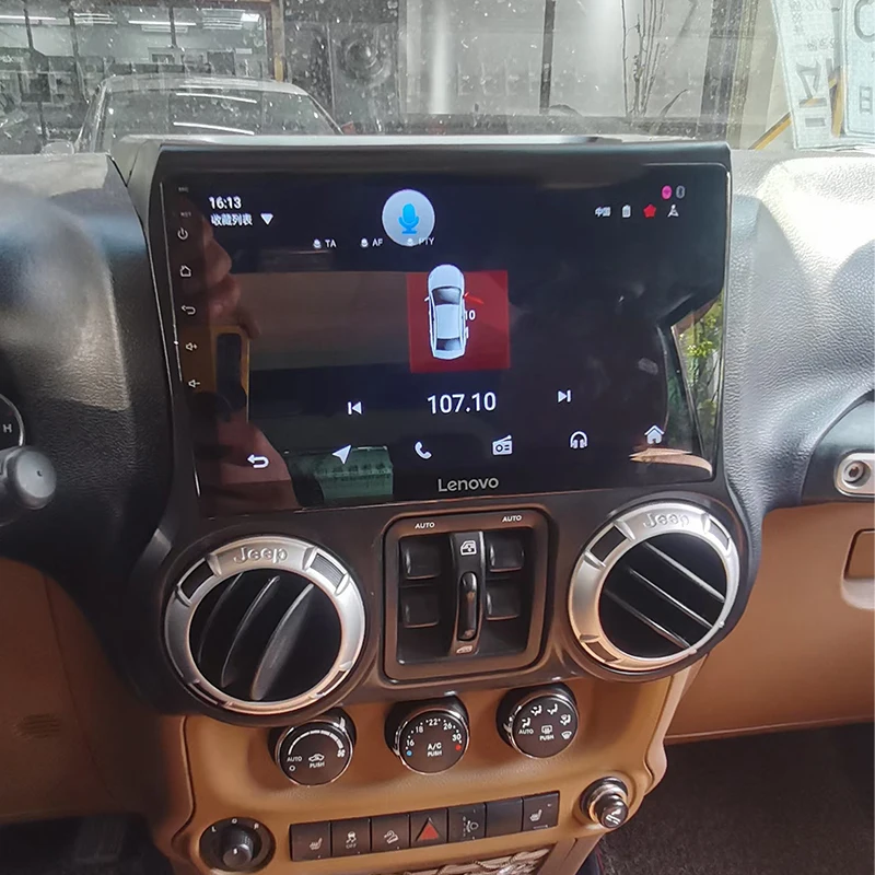 10 Inch Android Vertical Style Radio for Jeep wrangler 2011-2017 - Image 4