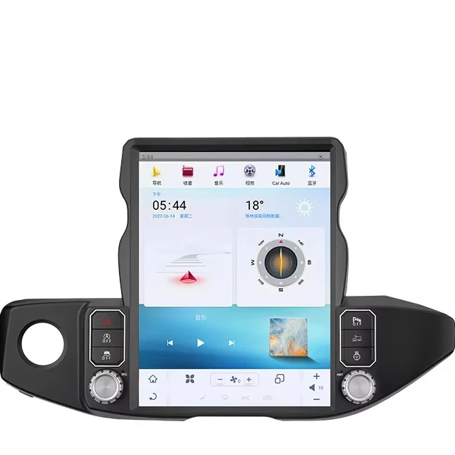 13 Inch Android Vertical Style Radio for Jeep Wrangler 2018-2021 - Image 2