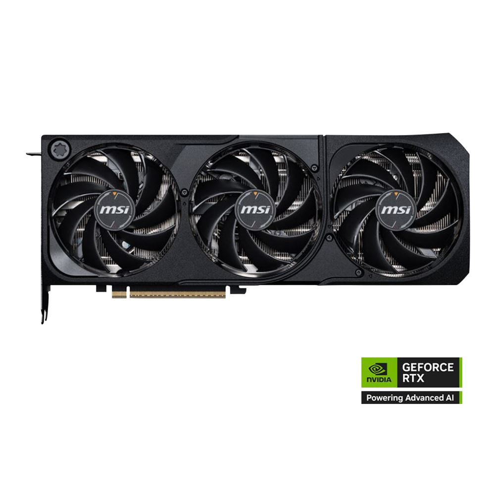 MSI NVIDIA GeForce RTX 5080 SHADOW 3X Overclocked Triple Fan 16GB GDDR7 PCIe 5.0 Graphics Card